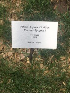 Plaques-Totems 1 - Pierre Dupras